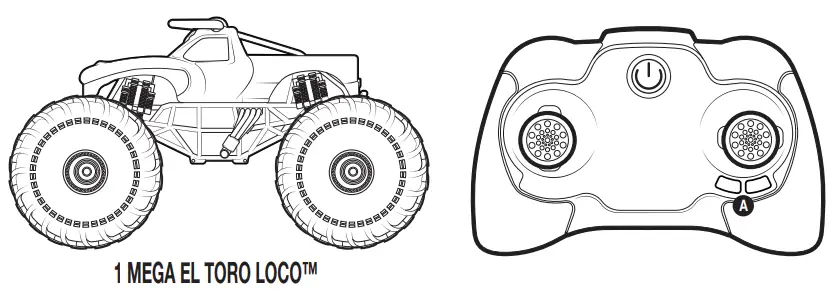 MONSTER JAM 778988366370 MEGA El Toro Loco Remote Control Monster Truck-fig1