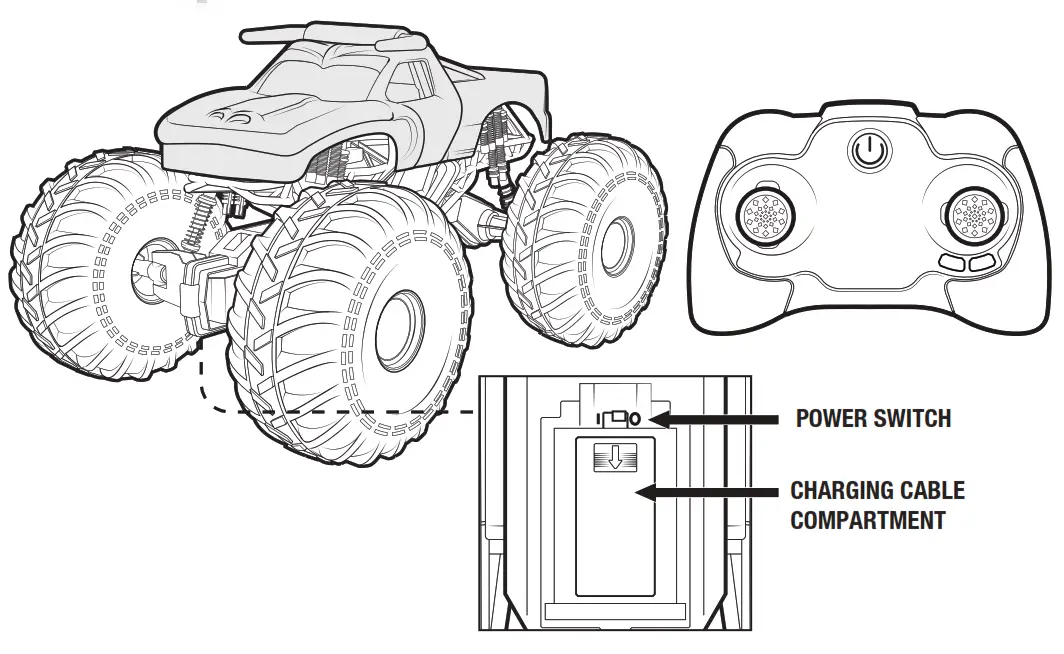 MONSTER JAM 778988366370 MEGA El Toro Loco Remote Control Monster Truck-fig2