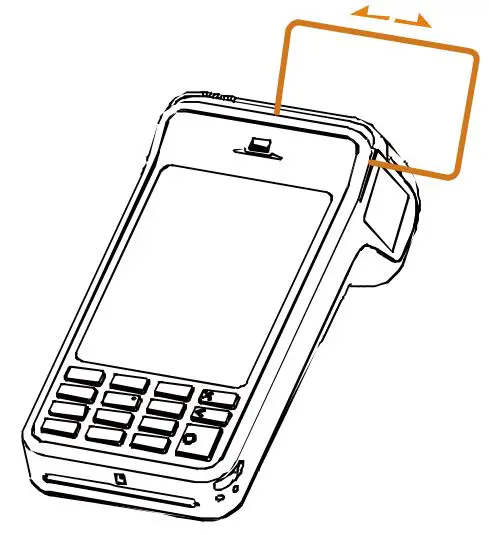 FIG 12 Magstrip card swiping