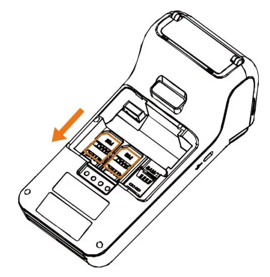 FIG 8 Install SIM or PSAM cards