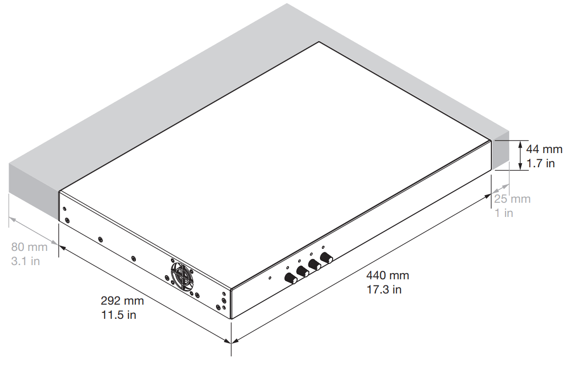 Procella audio DA4280 4-Channel Power Amplifier - FIG 12
