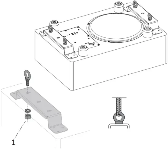 SPOTUNE SUB 10 Inch Mounting Ceiling