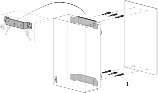 SPOTUNE SUB 10 Inch Mounting Wall