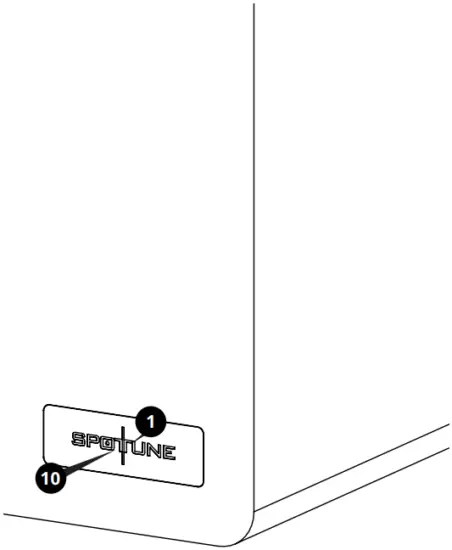 SPOTUNE SUB 10 Inch Wireless Subwoofer front