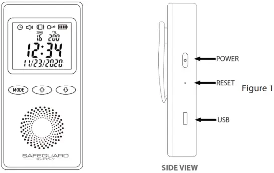Safeguard Supply ERA VPRX Portable Vibrating Receiver - Fig