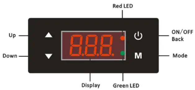 w eau WMI-003 Mini Inverter Heat Pump - Display controller operation 1