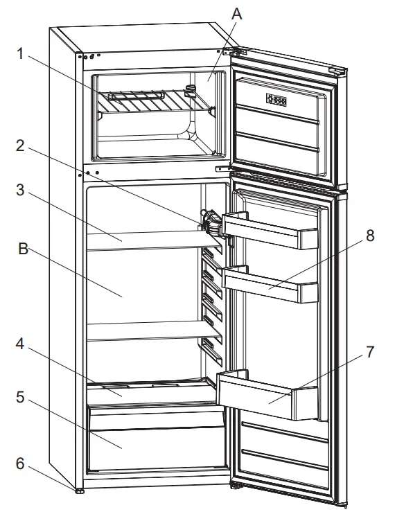 SHARP SJ-TB01ITXLF-EU Fridge - FRIDGE FREEZER