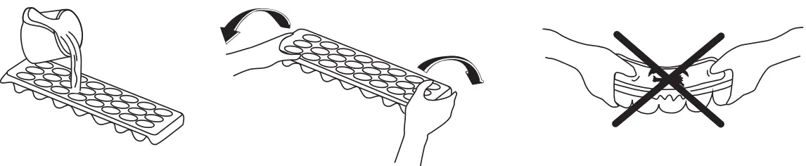 SHARP SJ-TB01ITXLF-EU Fridge - Ice tray