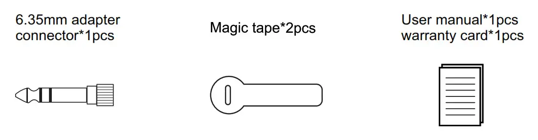 EDIFIER H880 High Fidelity Stereo6.35mm adapter