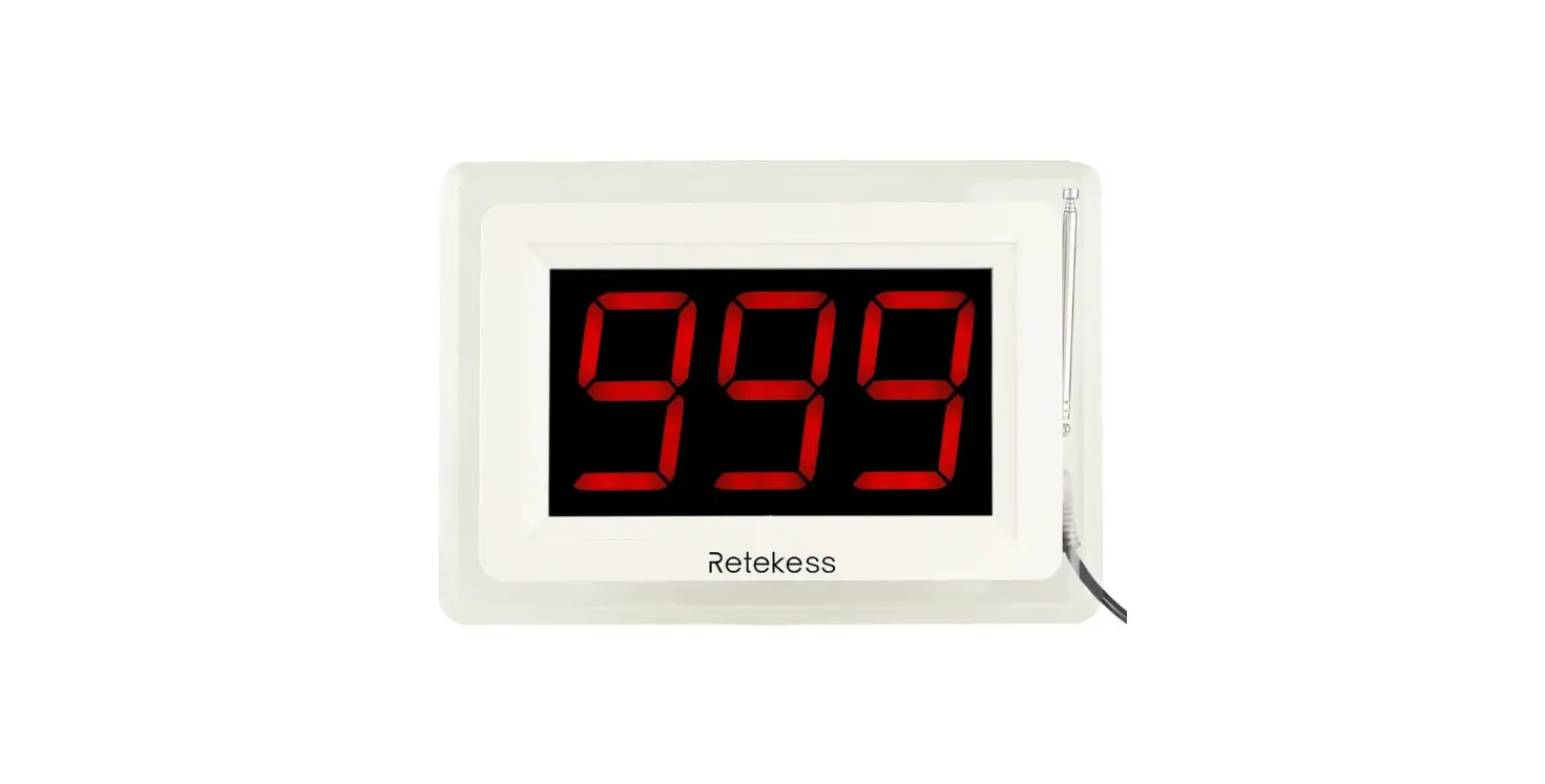 Retekess T114 Call Pager Wireless Calling System User Manual