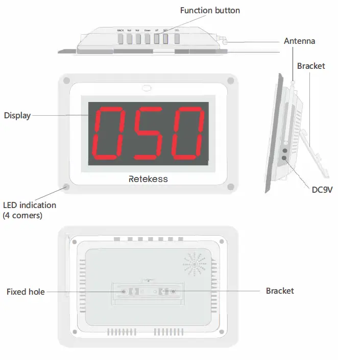 RETEKESS-T114-Call-Pager-Wireless-Calling-System-fig-1