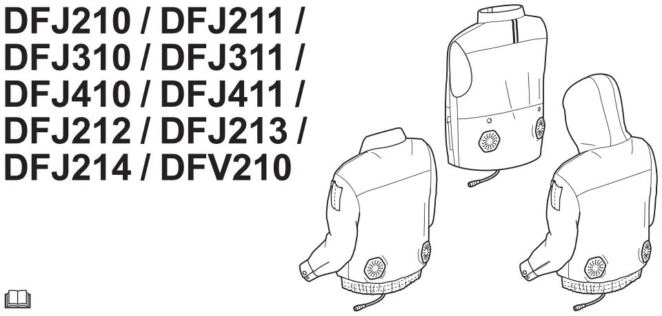 makita DFJ210 Cordless Fan Jacket