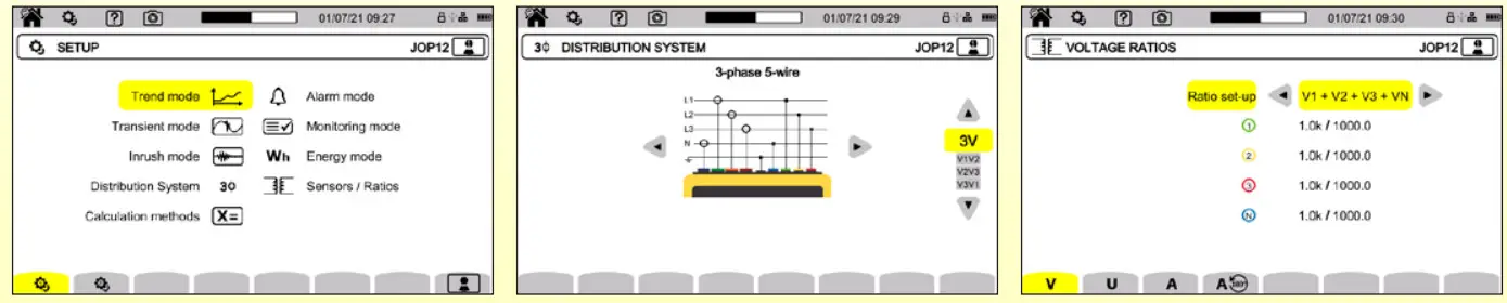 Chauvin Arnoux CA 8345 Three-phase electrical networks analyser - figure 10
