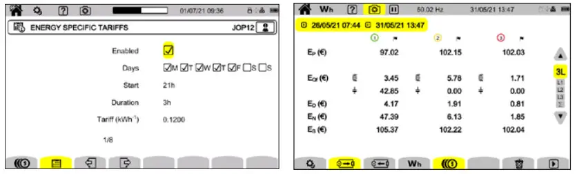 Chauvin Arnoux CA 8345 Three-phase electrical networks analyser - figure 11