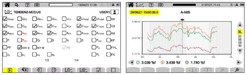 Chauvin Arnoux CA 8345 Three-phase electrical networks analyser - figure 15