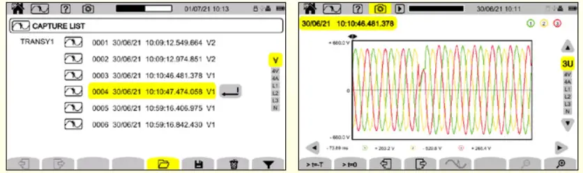 Chauvin Arnoux CA 8345 Three-phase electrical networks analyser - figure 17