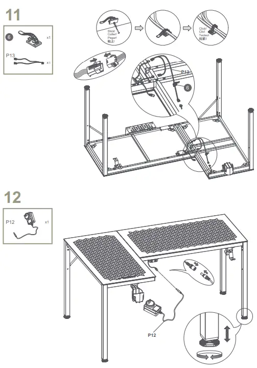 LEFT ASSEMBLY INSTRUCTIONS