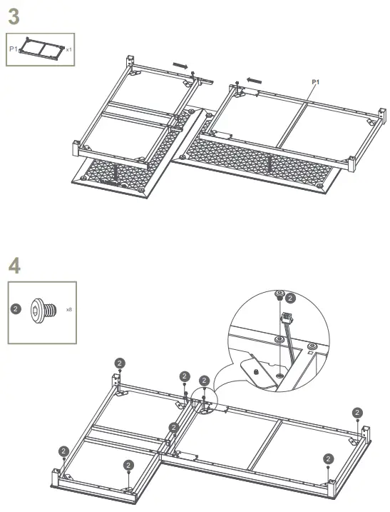 RIGHT ASSEMBLY INSTRUCTIONS