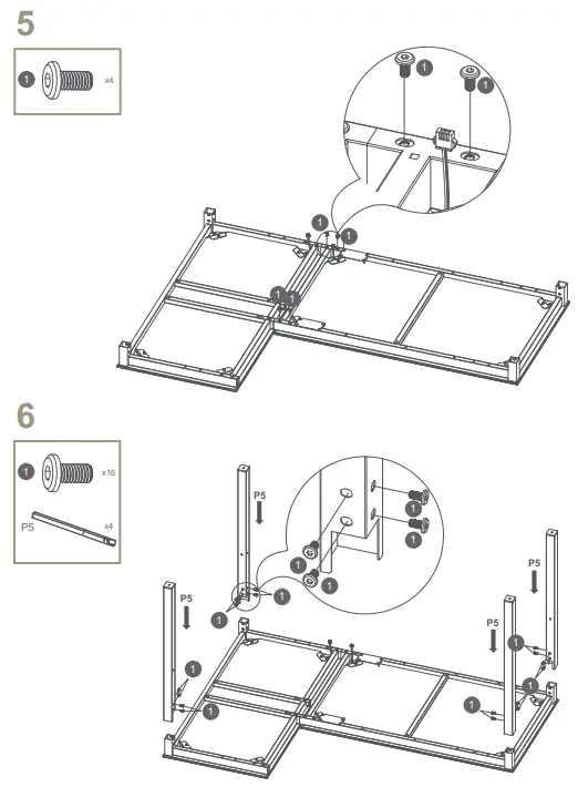 RIGHT ASSEMBLY INSTRUCTIONS