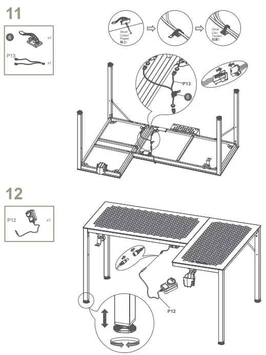 RIGHT ASSEMBLY INSTRUCTIONS