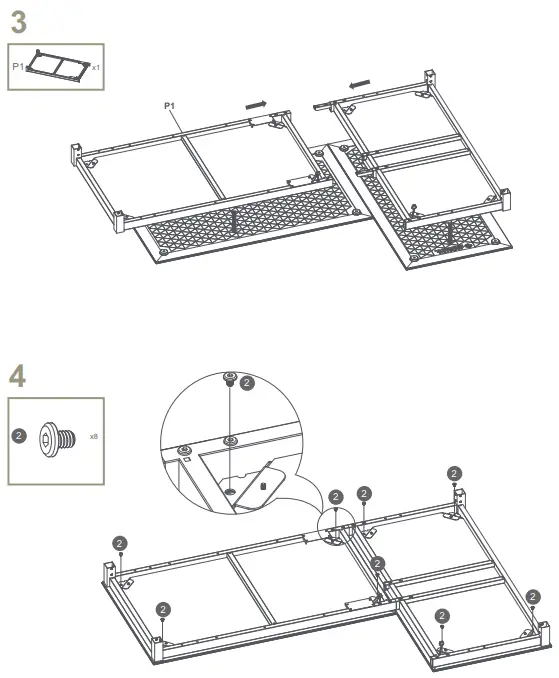LEFT ASSEMBLY INSTRUCTIONS