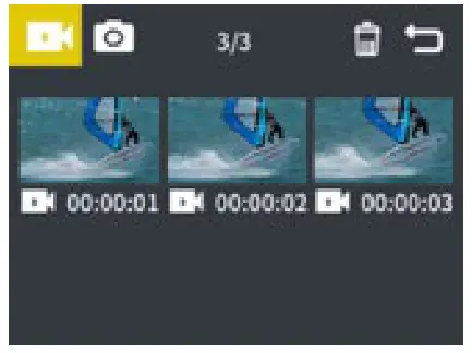 Rollei 10012750 Actioncam 9S Plus Camera - Playback Video and Photo