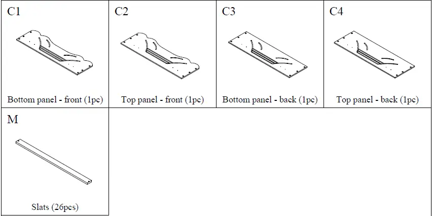 Harper Bright Designs QHS033AAE L-Shaped Twin Over Full Bunk Bed fi 6
