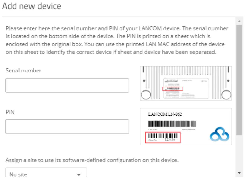 LANCOM LW 500 LCOS LX Devices - setting 3