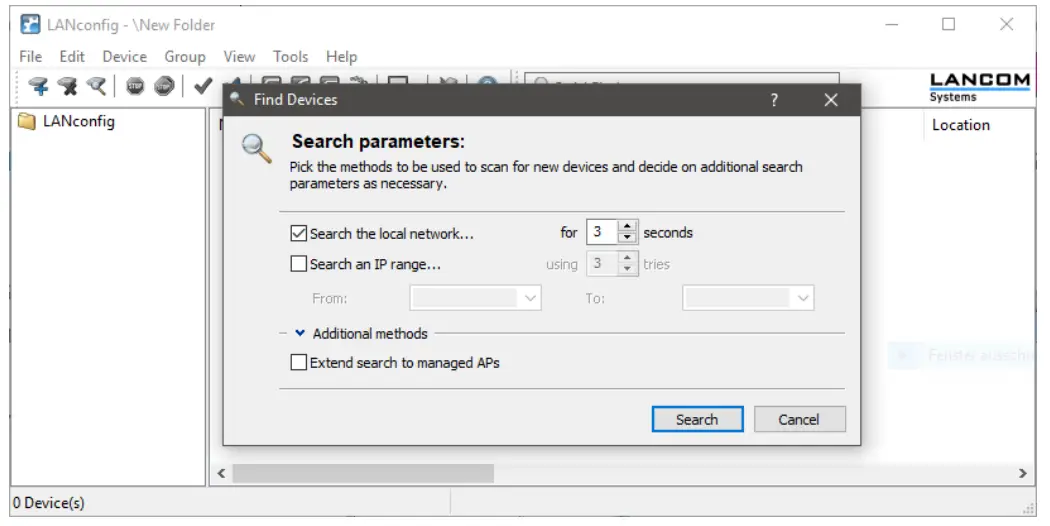 LANCOM LW 500 LCOS LX Devices - setting 5