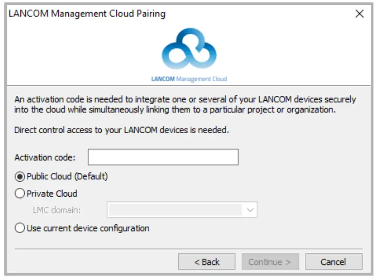LANCOM LW 500 LCOS LX Devices - setting