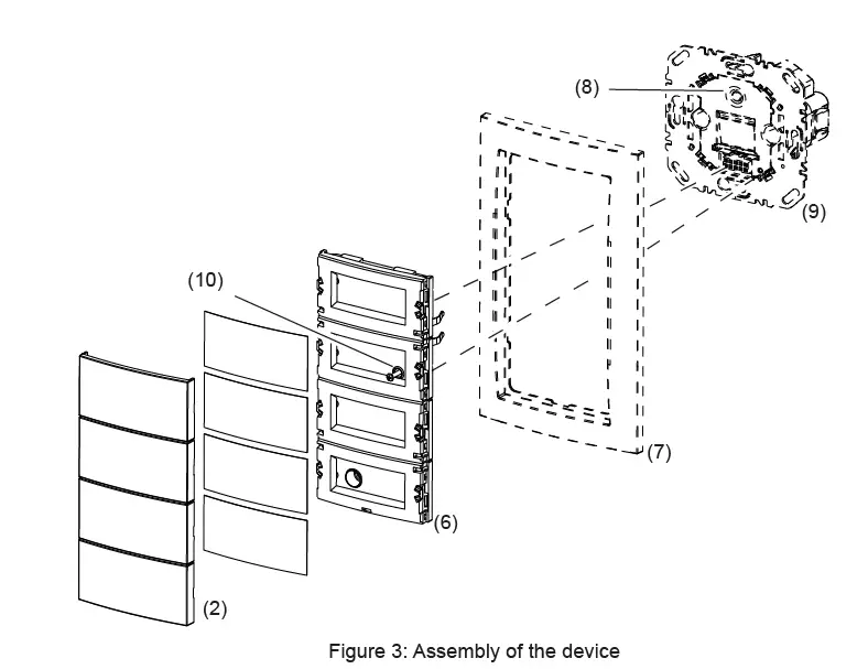 Berker 80163780 Push Button Sensor fig 3