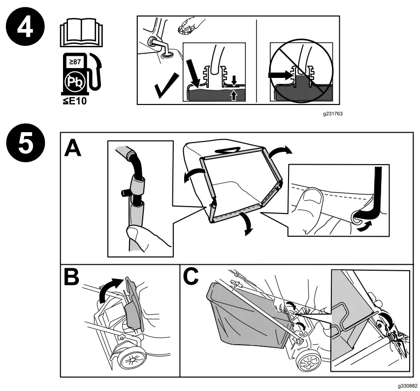 TORO 21445 22 Inch Recycler Lawn Mower with SmartStow - 2