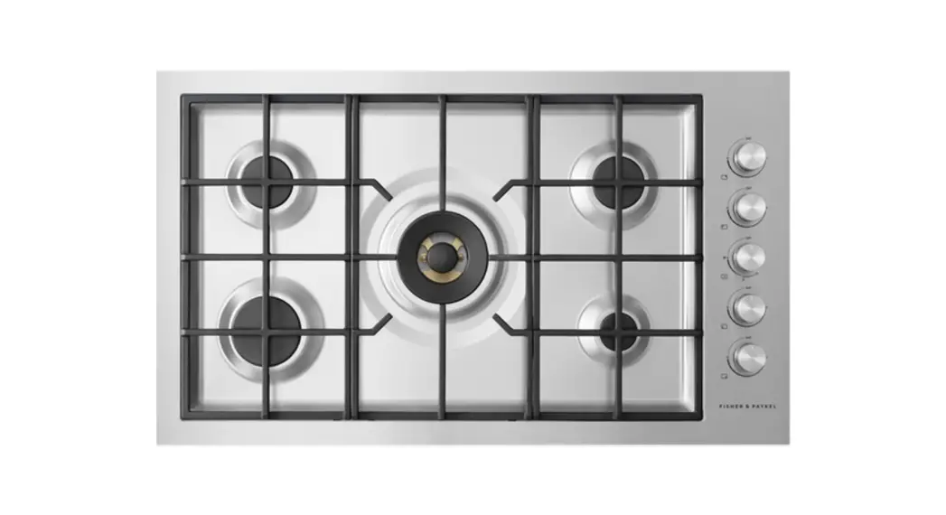 Fisher Paykel Cg365dlprx2_n Gas On Steel Cooktop, 36 Fisher Paykel Cg365dlprx2_n Gas On Steel Cooktop, 36