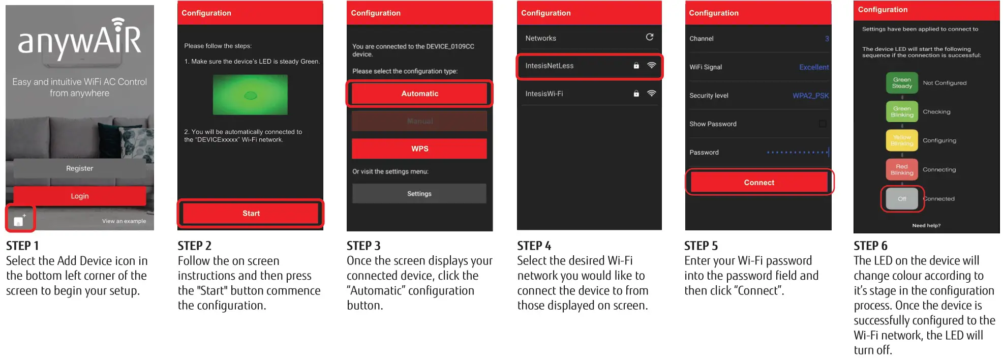 FUJITSU anywAir technology-Wi-Fi CONFIGURATION
