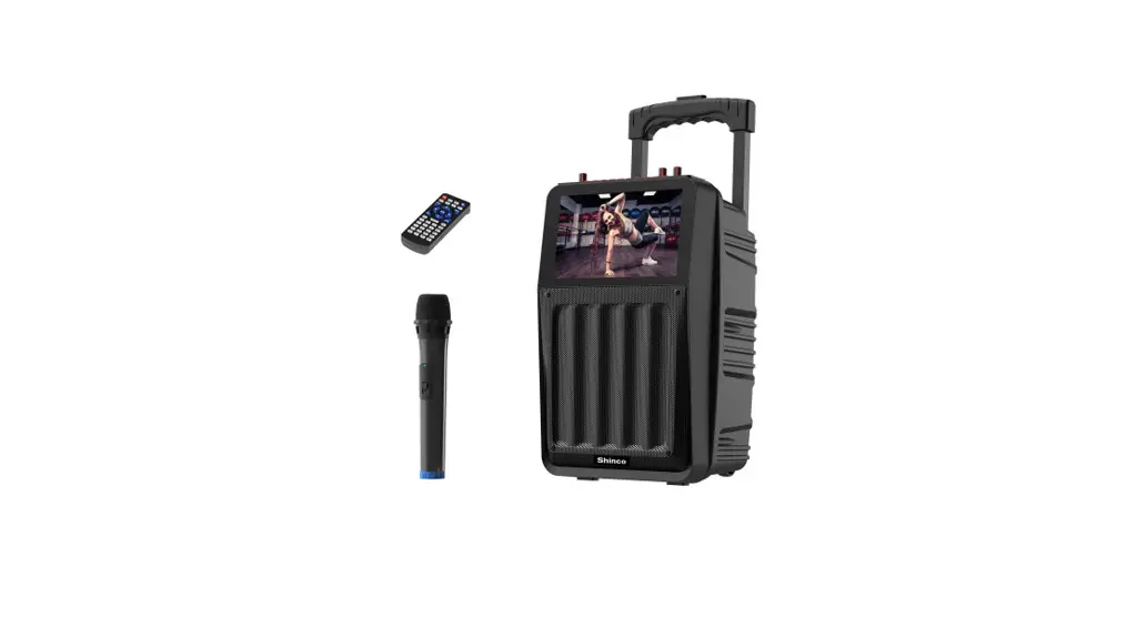 Anko 43183388 Portable Karaoke Machine With Screen User Manual Anko 43183388 Portable Karaoke Machine With Screen User Manual