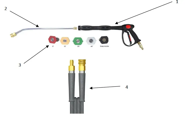V-TUF GB130 13HP Petrol Pressure Washer FIG 20