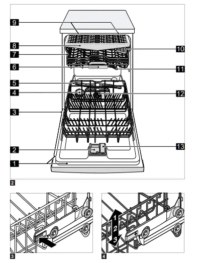 KEA-SBE6496E0G-PROFFSIG -Integrated-Dishwasher-FIG-2