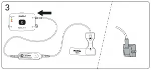 Connecting the oximeter