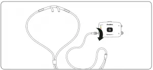 Connecting the nasal cannula