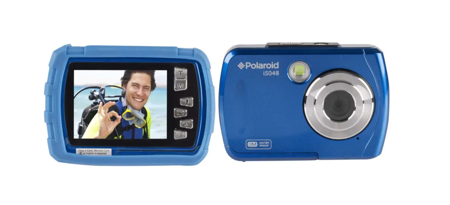 Polaroid Is048 Waterproof Digital Camera With 16 Megapixels User Manual
