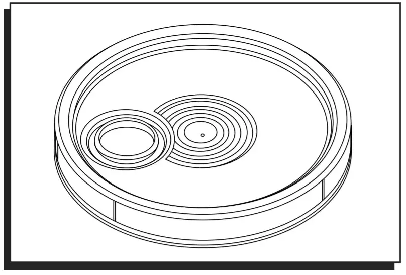 ULINE S-9943, S-21382 Plastic Pail Lid With Spout