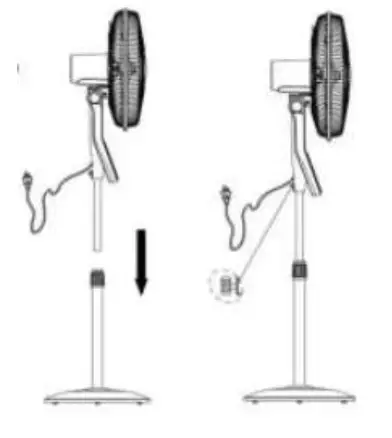 Goldair GCPF340B 40cm Whisper Quiet Pedestal Fan - fig5