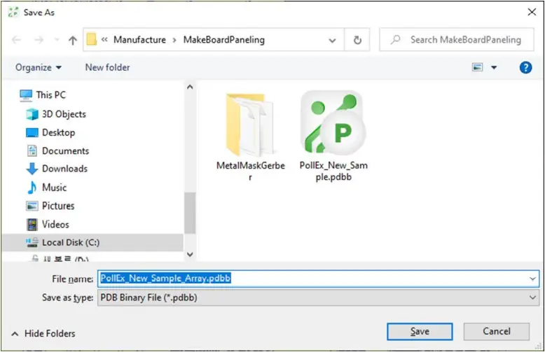 ALTAIR PollEx 2021.1 - Make Board Paneling 2