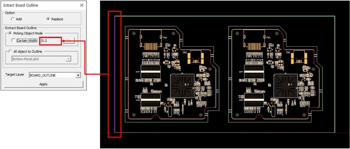 ALTAIR PollEx 2021.1 - Make Board Paneling GUI 10