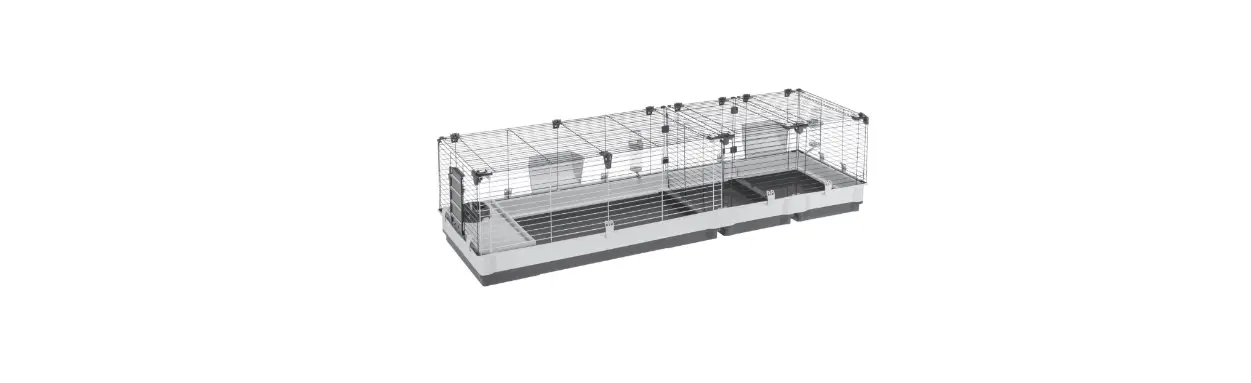 Ferplast 570728 Krolik Rabbit Cage Complete With A Detachable Extension And A Separator Instruction Manual