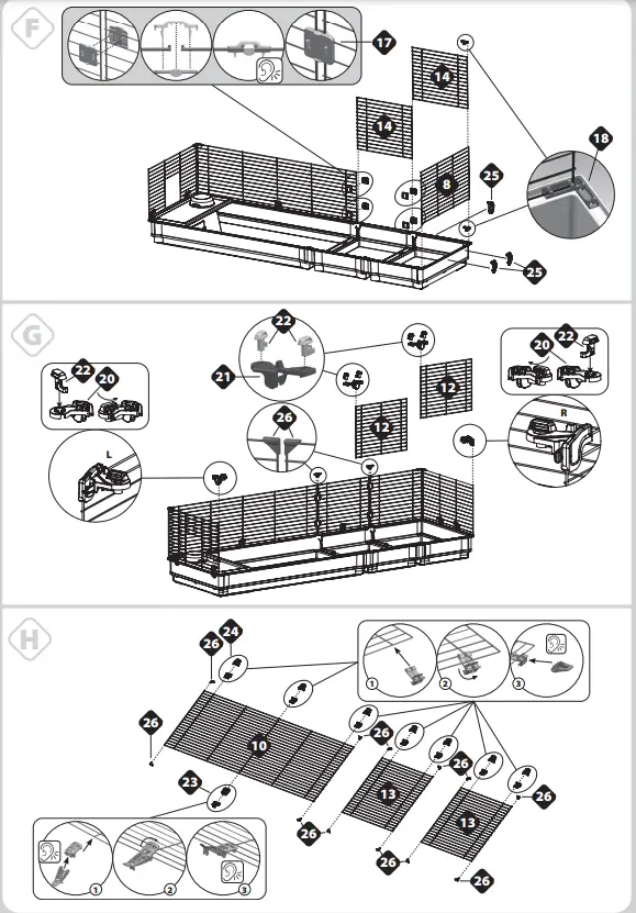 ferplast-570728-Krolik-Rabbit-Cage-Complete-with-a-Detachable-Extension-and-a-Separator-FIG-5
