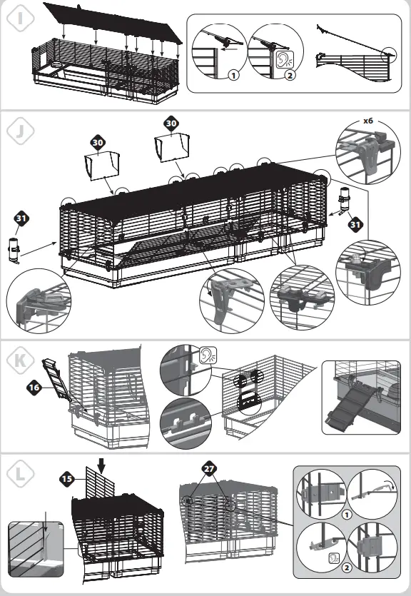 ferplast-570728-Krolik-Rabbit-Cage-Complete-with-a-Detachable-Extension-and-a-Separator-FIG-6