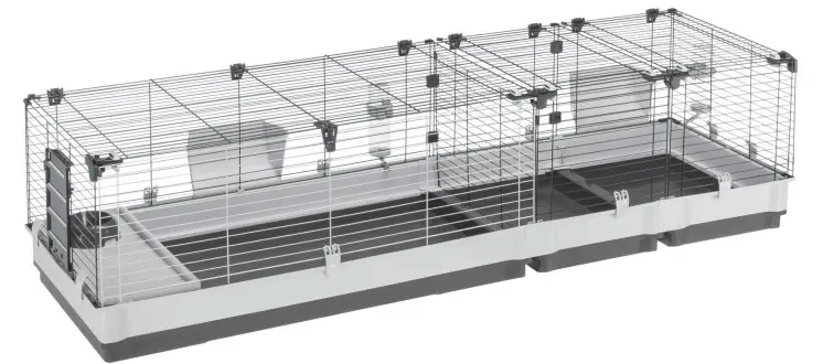 ferplast-570728-Krolik-Rabbit-Cage-Complete-with-a-Detachable-Extension-and-a-Separator-PRODUCT