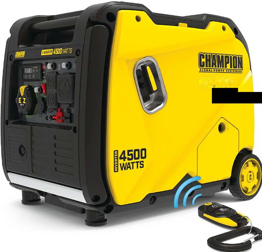 Champion 200987 4500w Wireless Remote Starty Inverter Generator User Guide