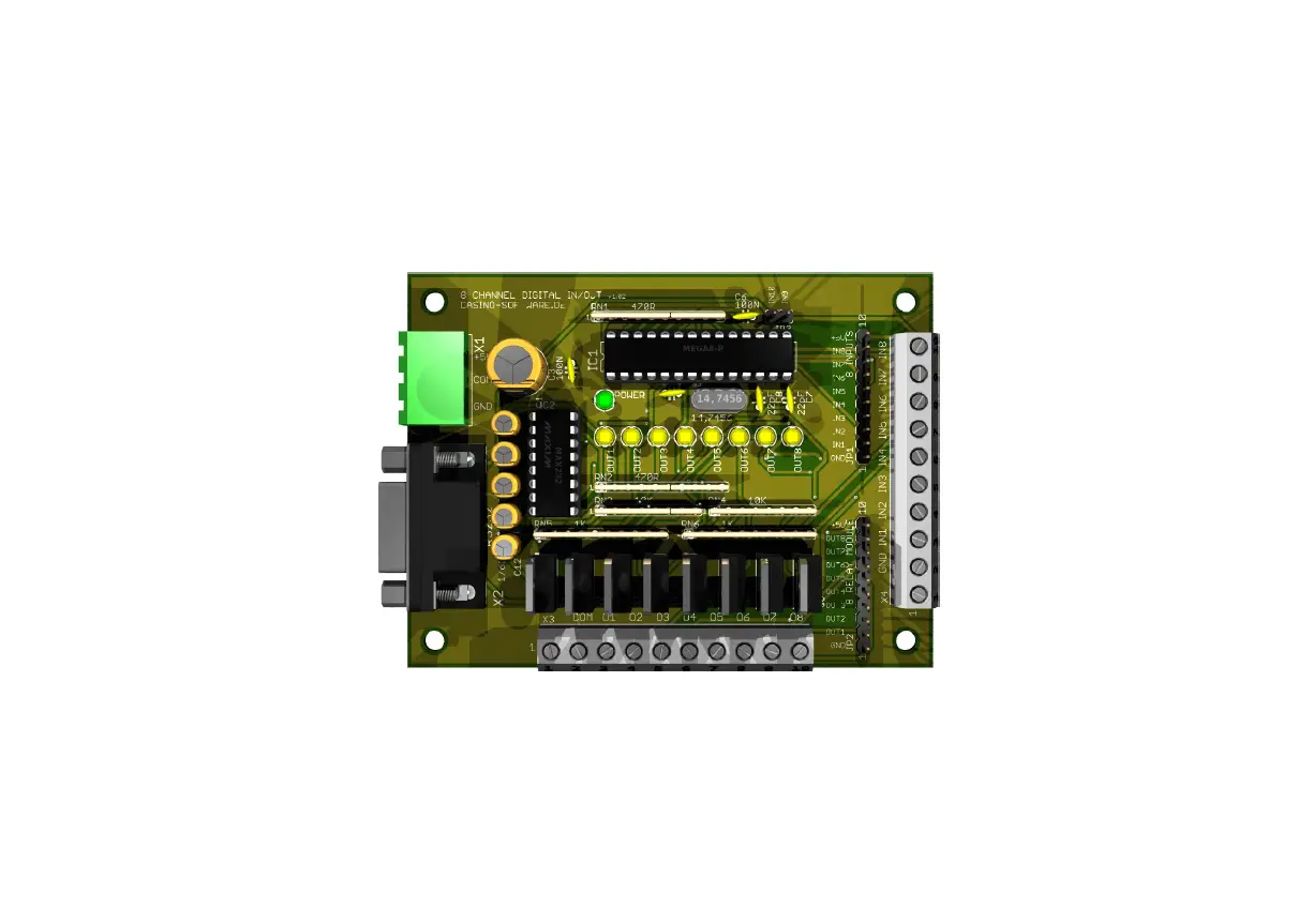 Casino 8 Channel Digital In/out Module User Manual